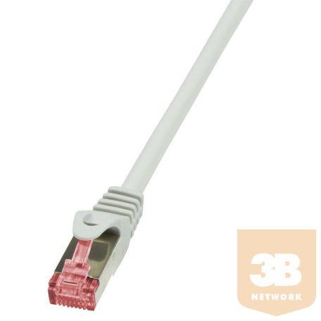 LOGILINK patch kábel, Cat.6 S/FTP PIMF PrimeLine 1m, szürke