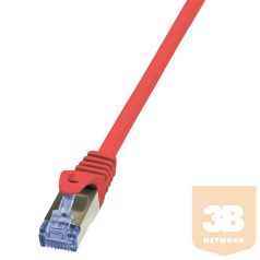   LOGILINK patch kábel, Cat.6A 10G S/FTP PIMF PrimeLine piros 0,50m