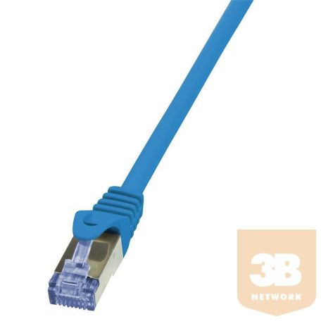 LOGILINK patch kábel, Cat.6A 10G S/FTP PIMF PrimeLine kék 0,50m