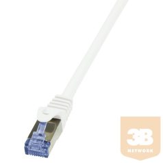   LOGILINK patch kábel, Cat.6A 10G S/FTP PIMF PrimeLine 2m fehér