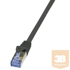   LOGILINK patch kábel, Cat.6A 10G S/FTP PIMF PrimeLine 7,5m fekete
