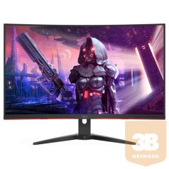   AOC ívelt Gaming monitor 165Hz 31,5" - CQ32G2SE/BK 2560x1440, 16:9, 250 cd/m2, 1 ms, DisplayPort, 2xHDMI, hangsz., FreeS