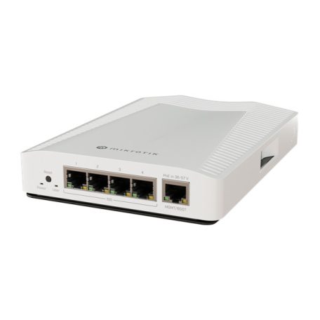 MIKROTIK Cloud Router Switch 1x1000Mbps + 4x10Gbit SFP+, Menedzselhető, Asztali - CRS304-4XG-IN