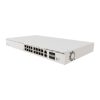 MikroTik Cloud Router Switch PoE 600W (1150W dupla PSU-val), 16x gigabites RJ45 PoE port, 4xSFP+ port, rackbe szerelhető