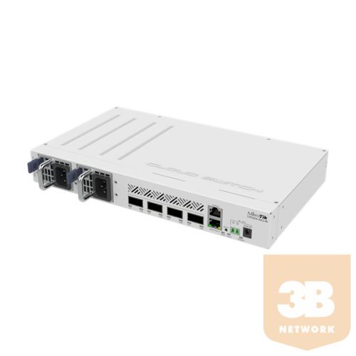 MIKROTIK Cloud Router Switch 1x100Mbps + 4x100Gbit QSFP28, Menedzselhető, Rackes - CRS504-4XQ-IN