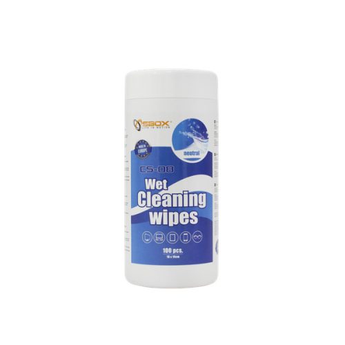 SBOX Tisztítókendő, WET WIPES Neutral