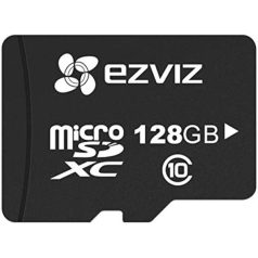   EZVIZ 128GB MicroSD kártya az EZVIZ biztonsági kamerákhoz, C10 class,Max read speed 90MB/s; Max write speed 50MB/s
