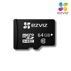   EZVIZ 64GB MicroSD kártya az EZVIZ biztonsági kamerákhoz, C10 class,Max read speed 90MB/s; Max write speed 50MB/s