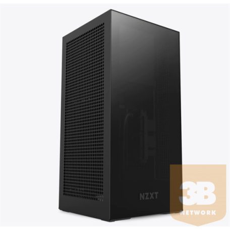 HÁZ NZXT mini ITX - H1 V2 Matt fekete - CS-H11BB-EU