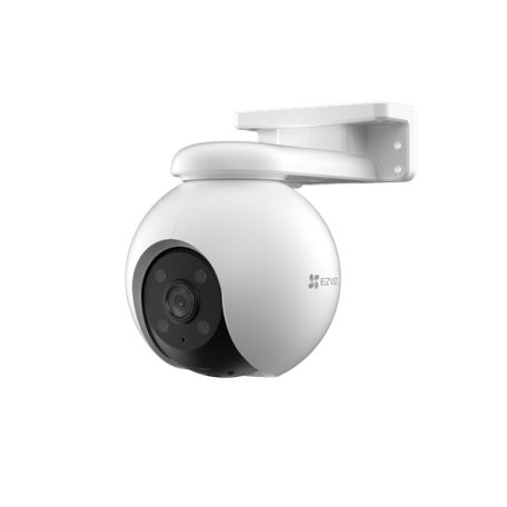 EZVIZ H8 PRO 2K 3MP kültéri kamera, színes éjszakai látás, 360° panoráma lefedettség, automatikus követés mikroSD 512GB
