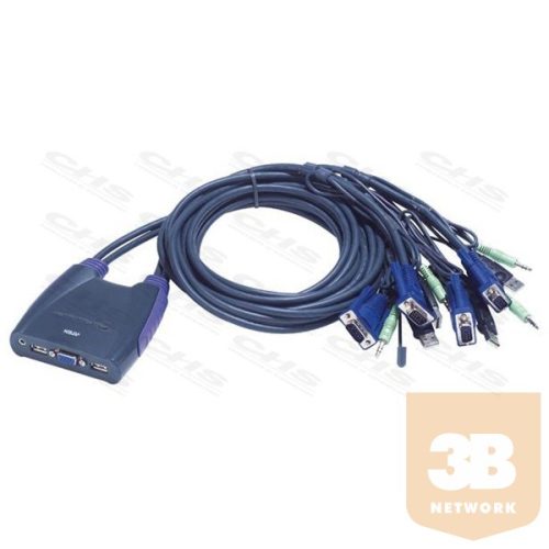 ATEN KVM Switch 4PC USB+KÁBEL