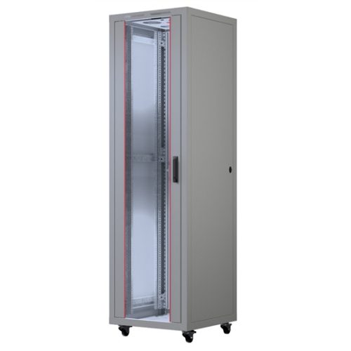 FORMRACK 16U Cosmoline 600x600 19" szabadon álló rack szekrény - RAL7035 szürke