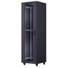   FORMRACK 16U Cosmoline 600x600 19" szabadon álló rack szekrény - RAL9005 fekete