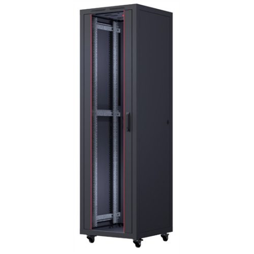 FORMRACK 16U Cosmoline 600x600 19" szabadon álló rack szekrény - RAL9005 fekete