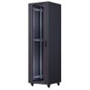 FORMRACK 20U Cosmoline 600x600 19" szabadon álló rack szekrény - RAL9005 fekete