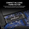 CORSAIR SSD MP700 ELITE M.2 2280 PCIe 5.0 x4 1000GB NVMe