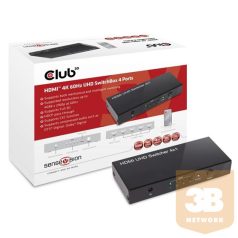 ADA Club 3D HDMI 2.0 4K60Hz UHD Switchbox 4 ports