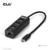 USB Club3D USB Type-C 3.2 Gen1 to 3 Ports USB Type-A with Gigabit Ethernet