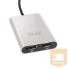 ADA Club3D Thunderbolt™ 3 to Dual DisplayPort™ 1.2 4K60Hz UHD Adapter