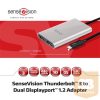 ADA Club3D Thunderbolt™ 3 to Dual DisplayPort™ 1.2 4K60Hz UHD Adapter