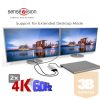 ADA Club3D Thunderbolt™ 3 to Dual DisplayPort™ 1.2 4K60Hz UHD Adapter