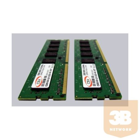 CSX Memória Desktop - 4GB Kit DDR3 (2x2GB, 1333Mhz, 128x8)