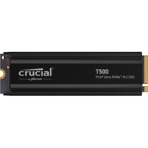 CRUCIAL SSD M.2 PCIe Gen4 NVMe 1TB T500 with heatsink