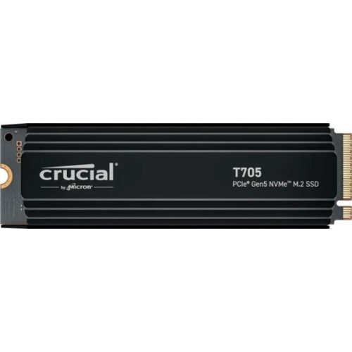 CRUCIAL SSD M.2 PCIe Gen5 NVMe 1TB T705 with heatsink