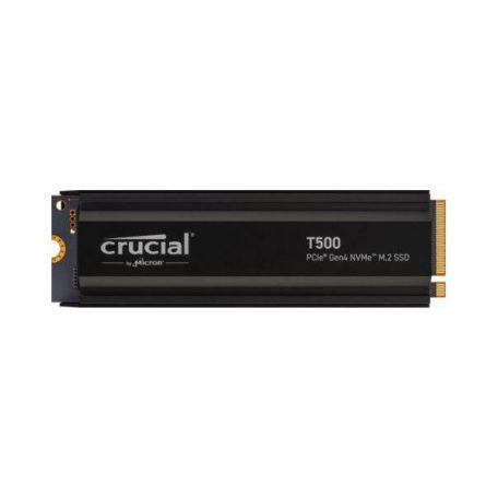 CRUCIAL SSD M.2 PCIe Gen4 NVMe 2TB T500 with heatsink