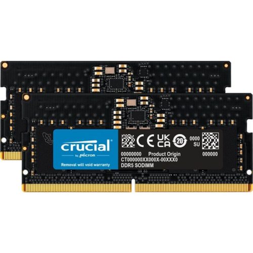 CRUCIAL NB Memória DDR5 64GB 4800MHz CL40 SODIMM (Kit of 2)