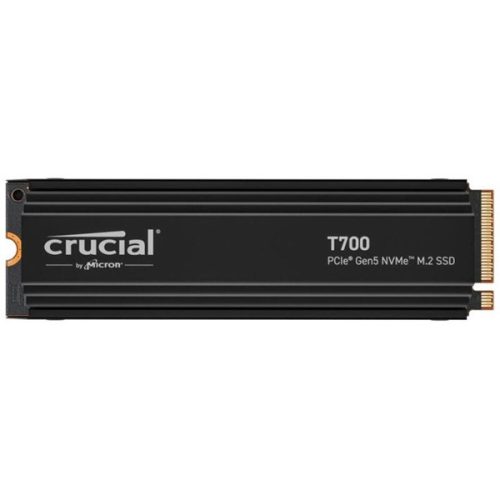 CRUCIAL SSD M.2 PCIe Gen5 NVMe 4TB T700 with heatsink