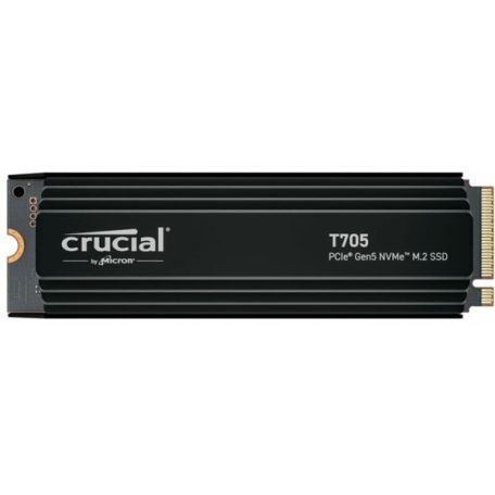 CRUCIAL SSD M.2 PCIe Gen5 NVMe 4TB T705 with heatsink