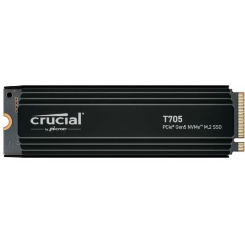 CRUCIAL SSD M.2 PCIe Gen5 NVMe 4TB T705 with heatsink