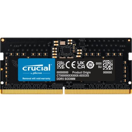 RAM Crucial Notebook DDR5 4800MHz 8GB CL40 1,1V
