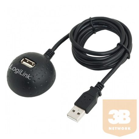USB LogiLink CU0013B USB2.0 hosszabbító dokkolóval - 1,5m
