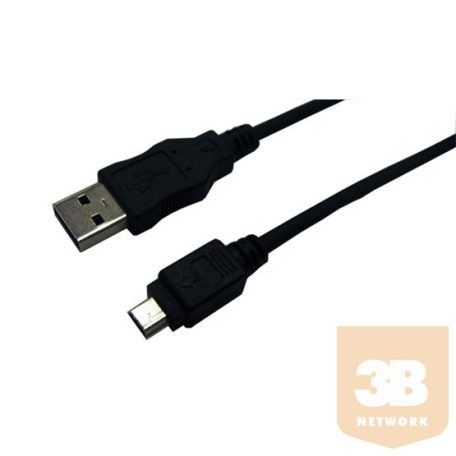KAB LogiLink CU0015 USB2.0 - MiniUSB kábel - 3m