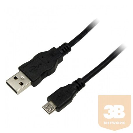 KAB LogiLink CU0057 USB 2.0 A - Micro USB-B kábel - 0,6m