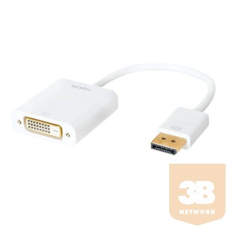 LOGILINK - DisplayPort 1.2 to DVI Adapter (Active Type)