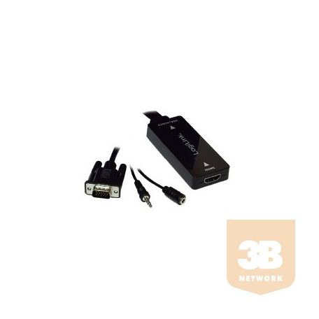 ADA LogiLink CV0060 VGA USB-vel - Audio - HDMI átalakító