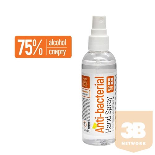 COLORWAY Tisztítószer CW-3910, antibakteriális, alkoholos kézfertőtlenítő spray, 100 ml