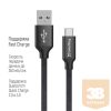 COLORWAY Kábel, Cable USB Type-C 2m 2.4A black (CW-CBUC008-BK)