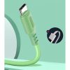 COLORWAY Kábel, USB to Type-C cable (soft silicone) 2.4A 1m green (CW-CBUC042-GR)