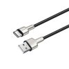 COLORWAY Kábel,  USB - Type-C (head metal) 2.4A 1m black (CW-CBUC046-BK)