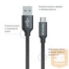 COLORWAY Kábel, Cable USB MicroUSB 1m 2.1A black (CW-CBUM002-BK)