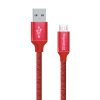 COLORWAY Kábel, USB MicroUSB 1m 2.1A red (CW-CBUM002-RD)