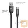 COLORWAY Kábel, Cable USB MicroUSB 2m 2.4A black (CW-CBUM009-BK)