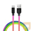 COLORWAY Kábel, Cable Colorway USB MicroUSB (multicolor) 2.4A 1M (CW-CBUM017-MC)