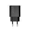 COLORWAY USB töltő adapter, (Type-C PD + USB QC3.0) (20W) V2 black