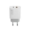 COLORWAY USB töltő adapter, Power Delivery Port PPS USB (Type-C PD + USB QC3.0) (30W) white (CW-CHS037PD-WT)