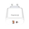 COLORWAY USB töltő adapter, Power Delivery Port PPS USB (Type-C PD + USB QC3.0) (45W) white (CW-CHS042PD-WT)